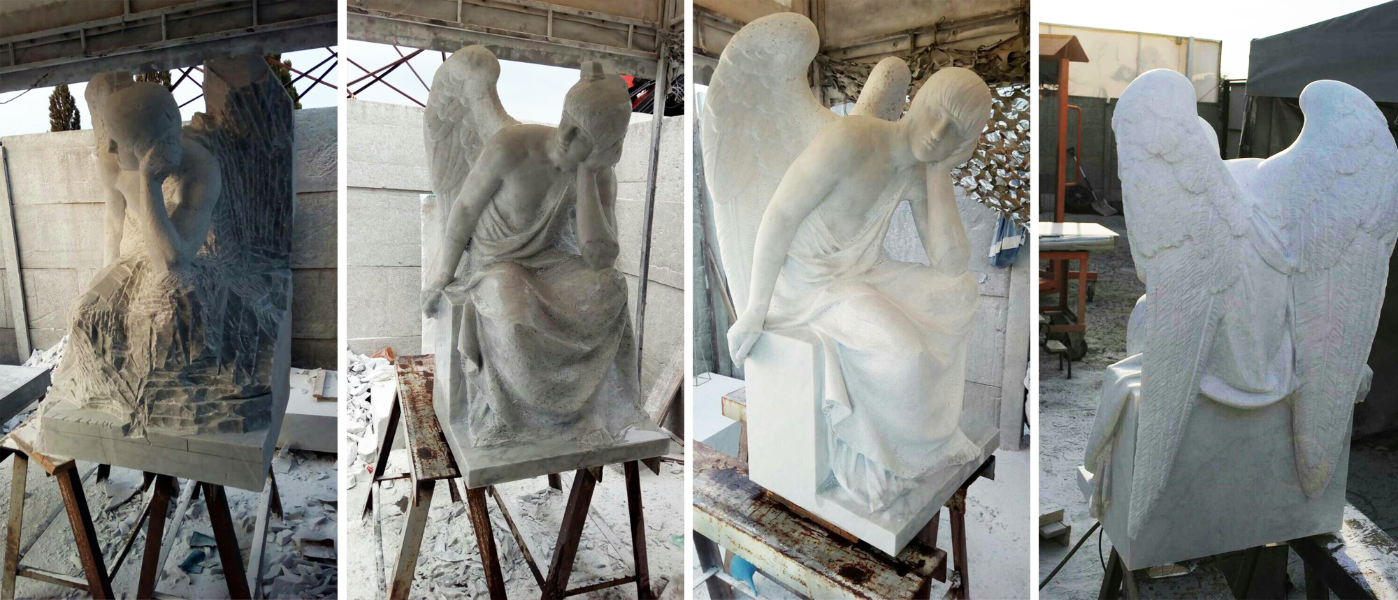 статуи ангелов